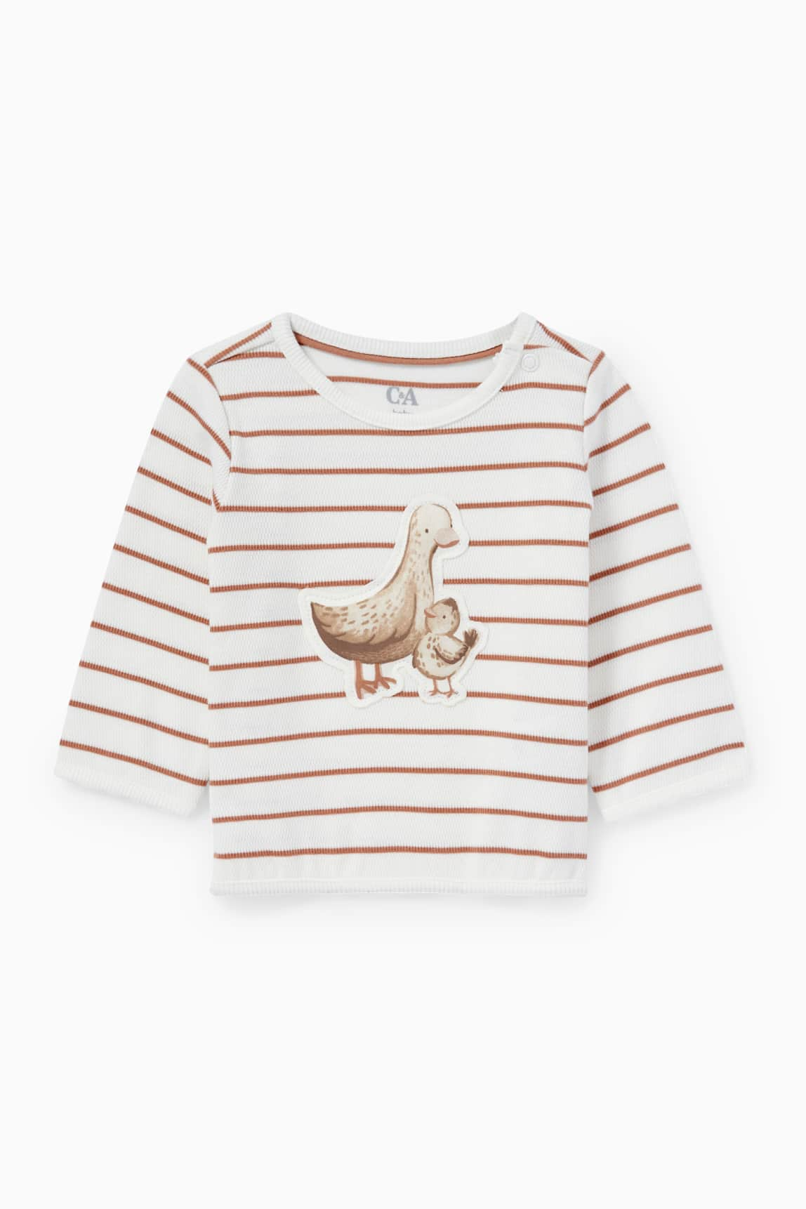 Duckling - baby sweatshirt - striped