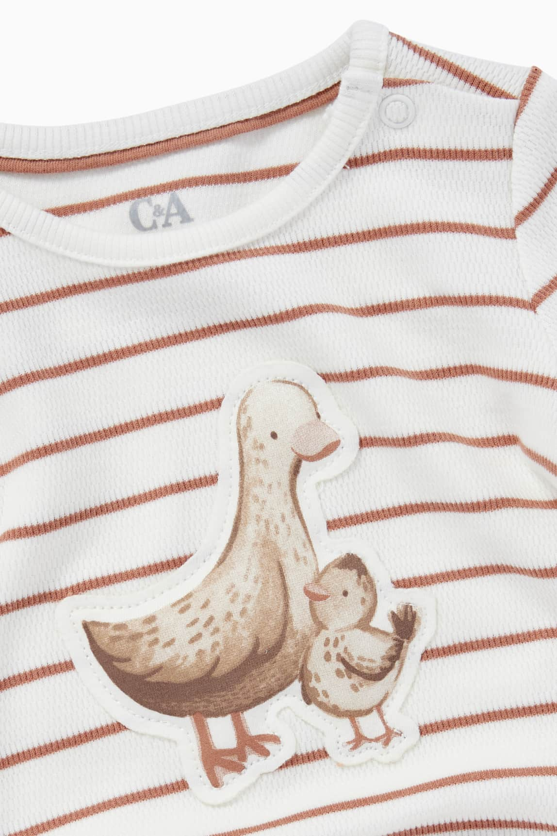 Duckling - baby sweatshirt - striped