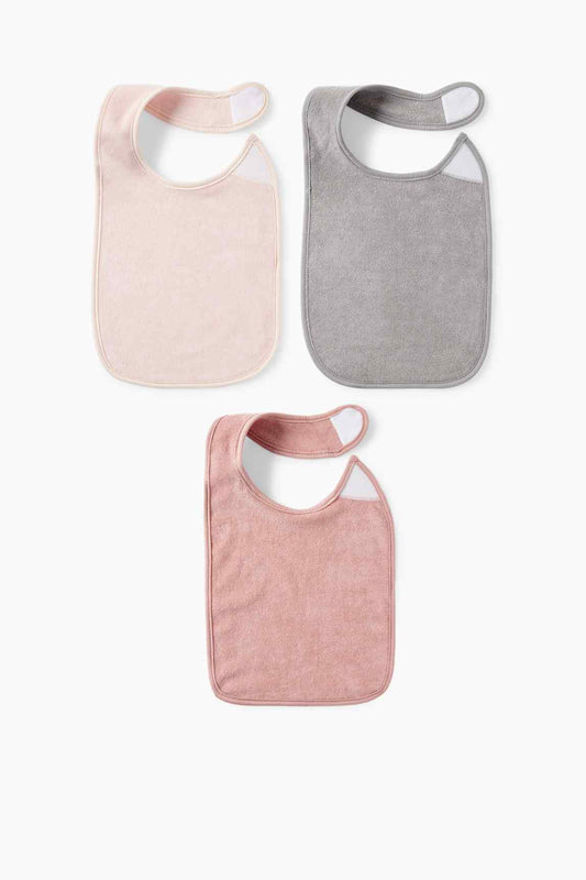 Multipack of 3 - baby terry cloth bib