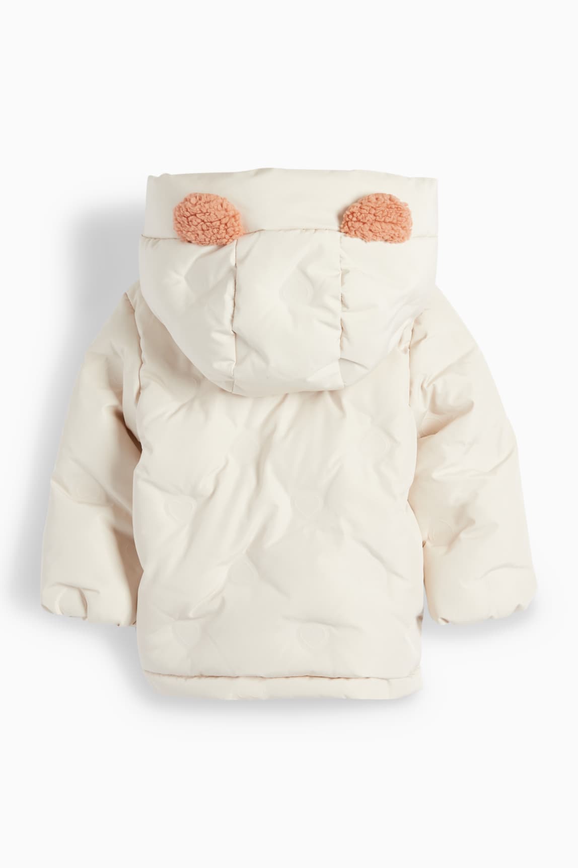 Baby quilted jacket with hood