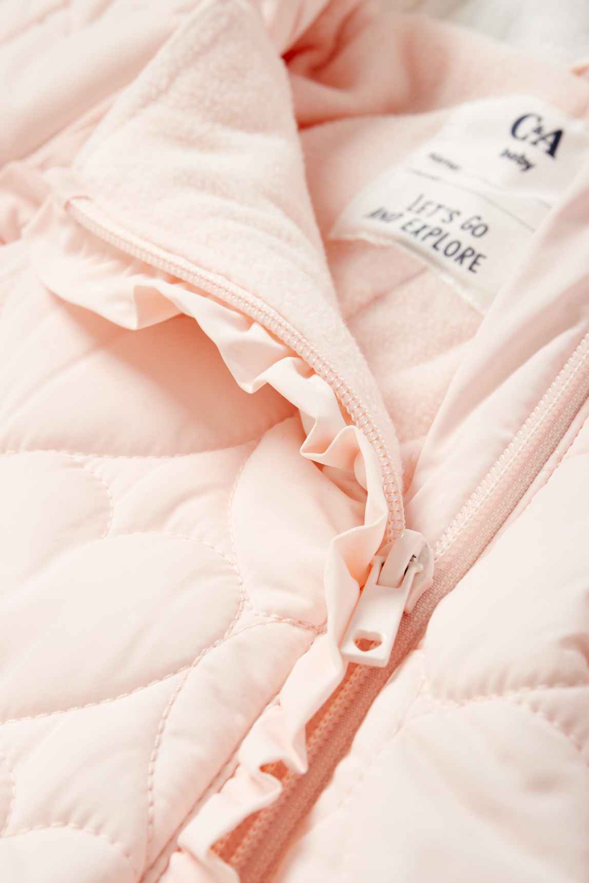 Heart - baby snowsuit with hood