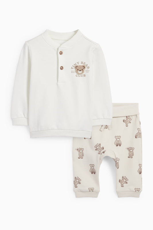 Teddy bear - baby outfit - 2 piece