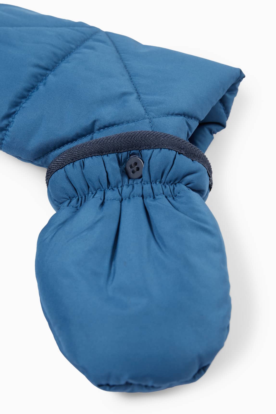 Baby snowsuit with hood