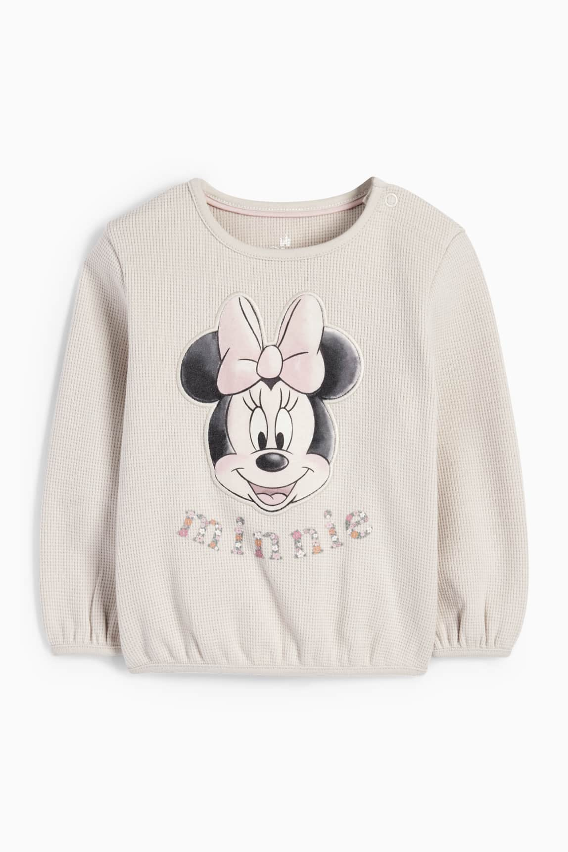 Minnie Mouse - baby sweatshirt - textured