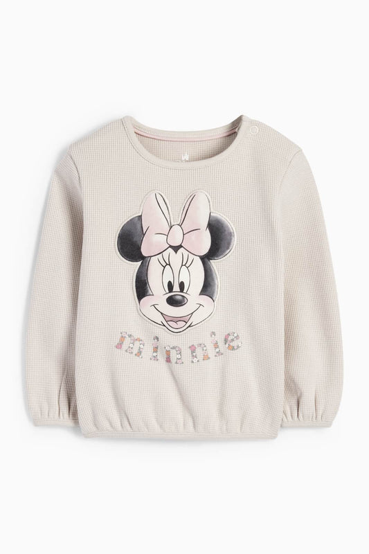 Minnie Mouse - baby sweatshirt - textured