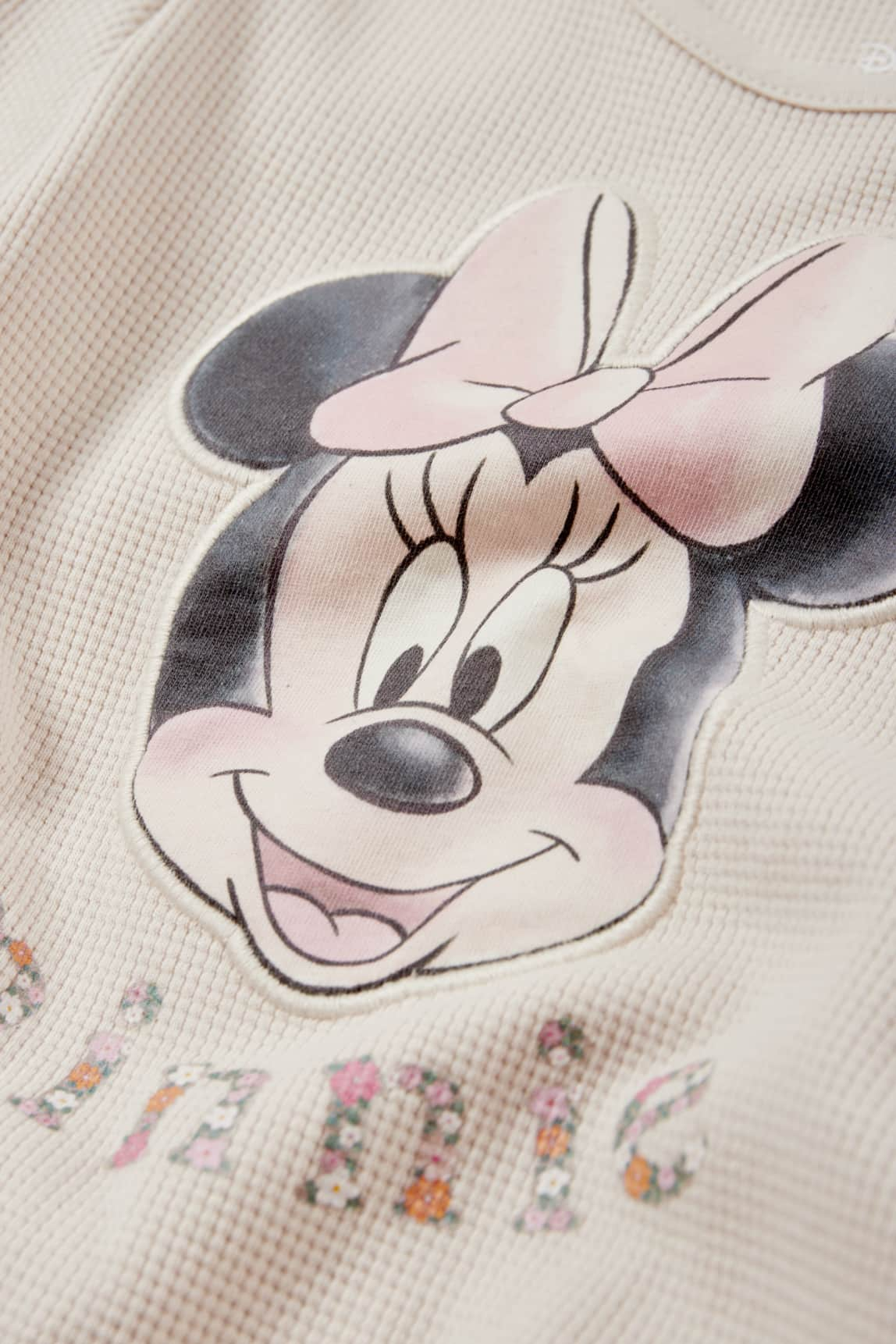 Minnie Mouse - baby sweatshirt - textured