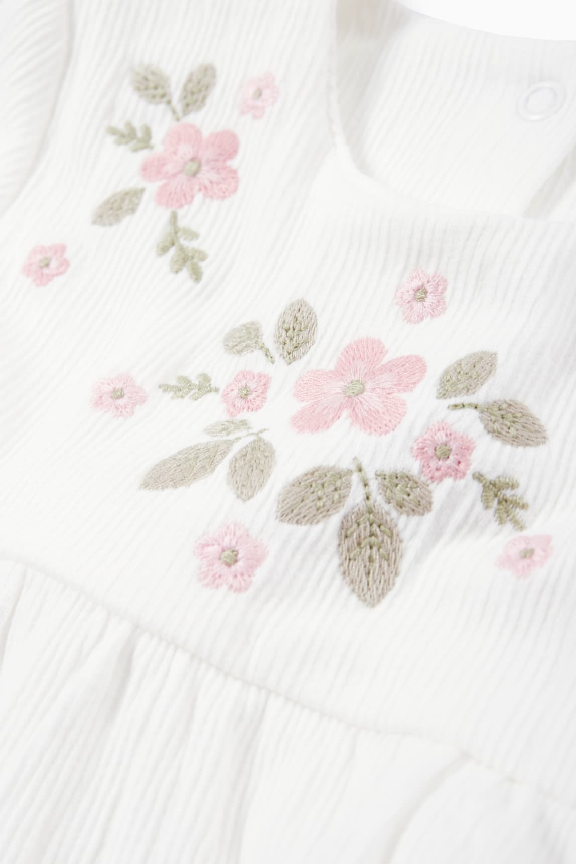 Flowers - baby long sleeve top