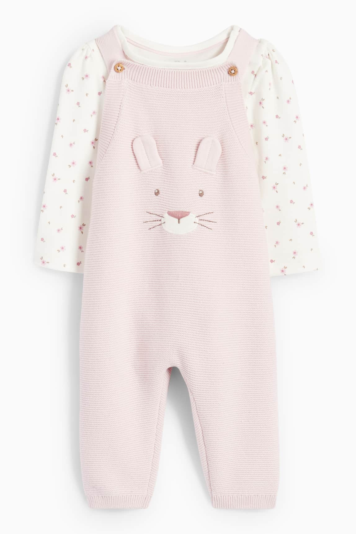 Bunny rabbit - baby outfit - 2 piece