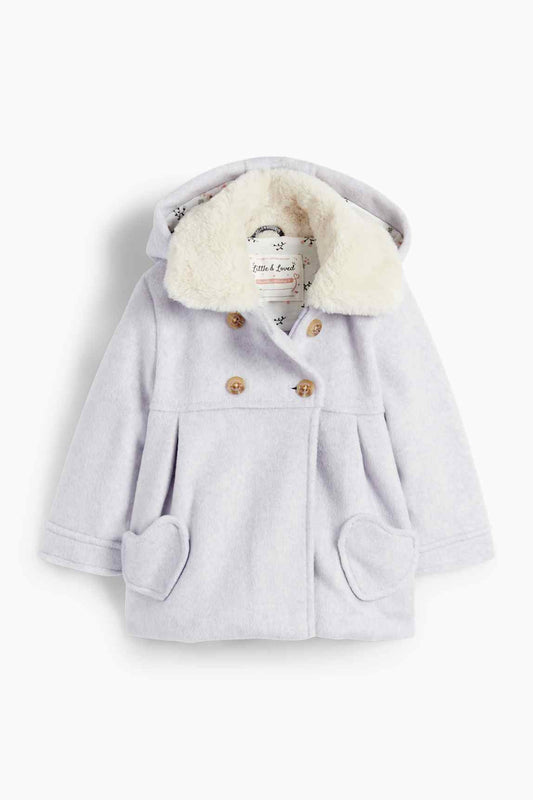 Baby jacket with hood