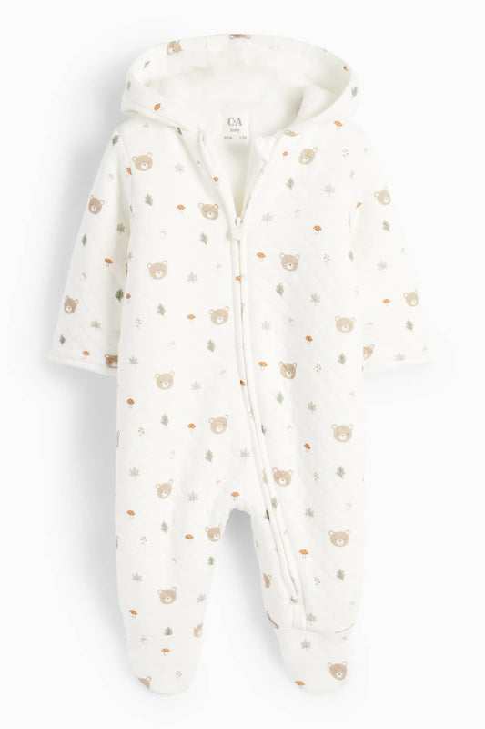 Teddy bear - baby jumpsuit