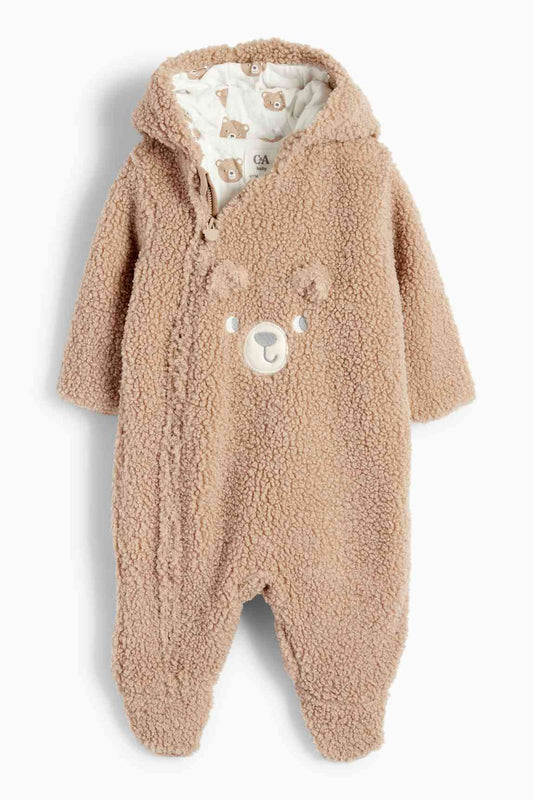 Teddy bear - baby jumpsuit