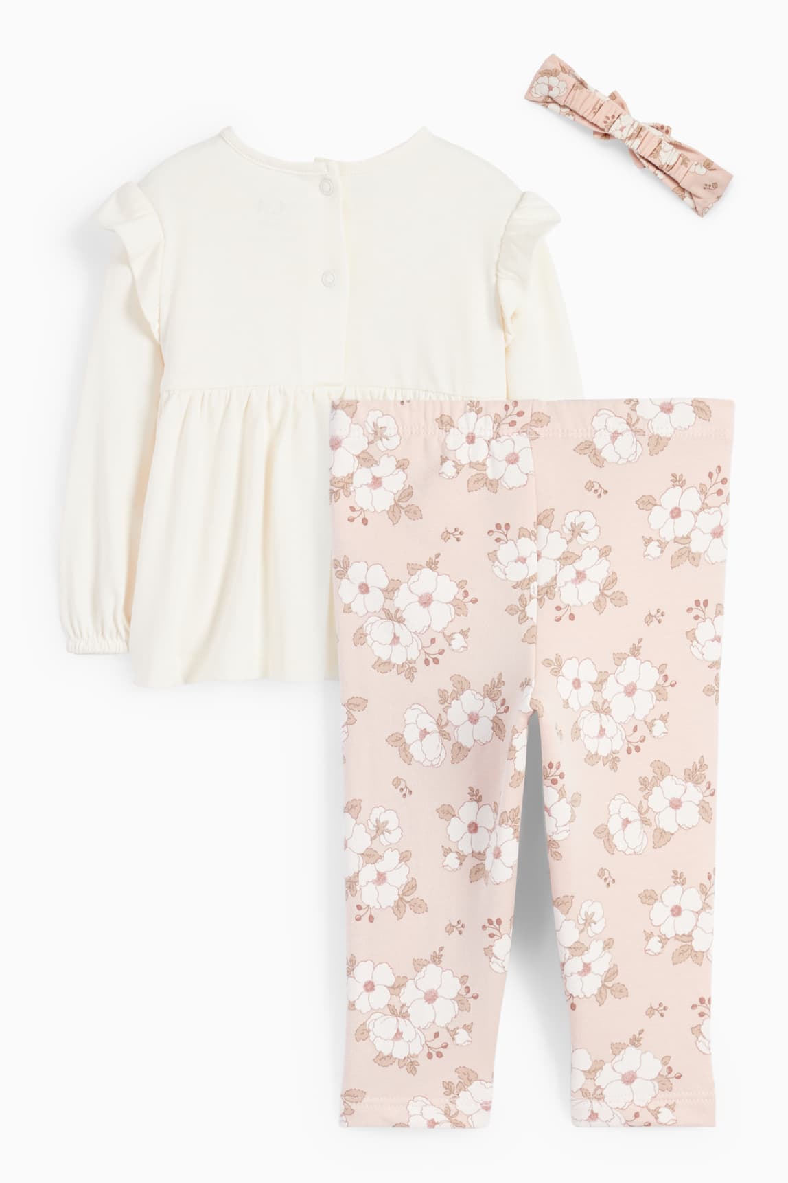 Flowers - baby outfit - 3 piece