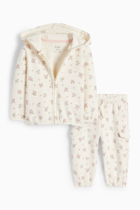 Flowers - baby outfit - 2 piece