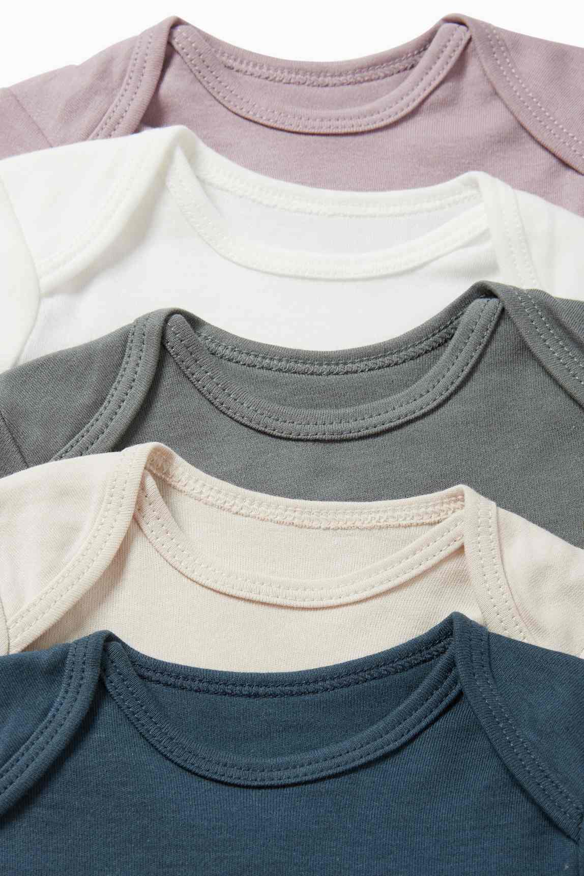 Multipack of 5 - baby bodysuit