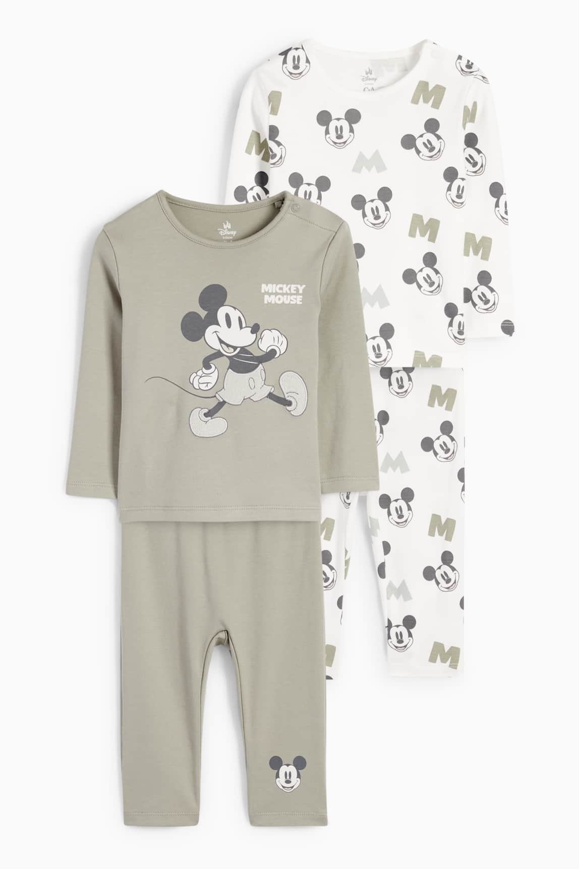 Multipack of 2 - Mickey Mouse - baby pyjamas - 4 piece