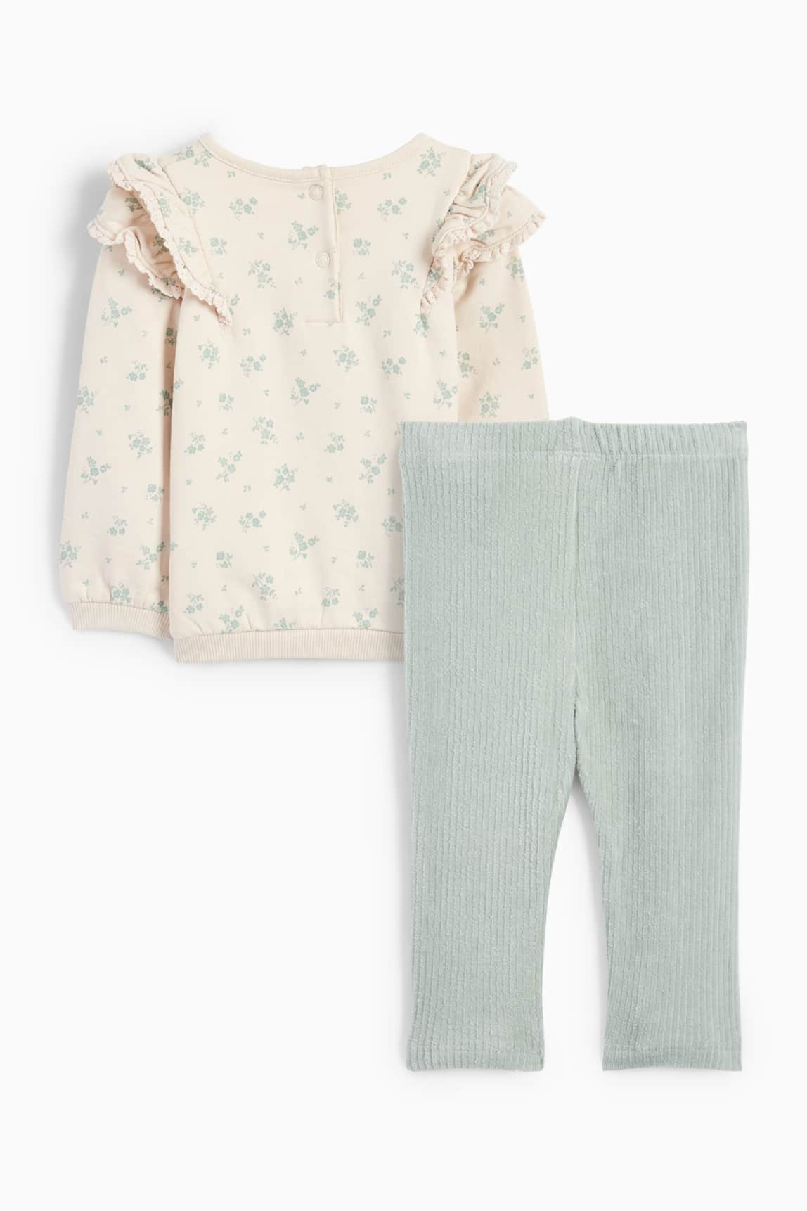 Flowers - baby outfit - 2 piece