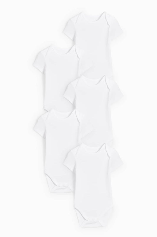 Multipack of 5 - baby bodysuit