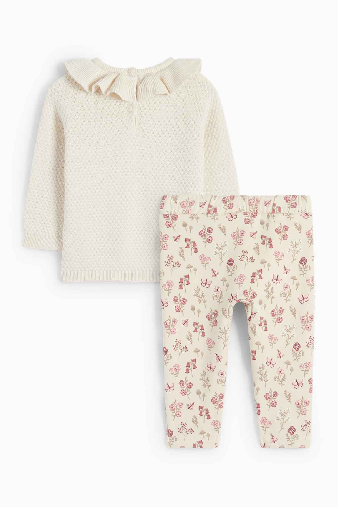 Flowers - baby outfit - 2 piece