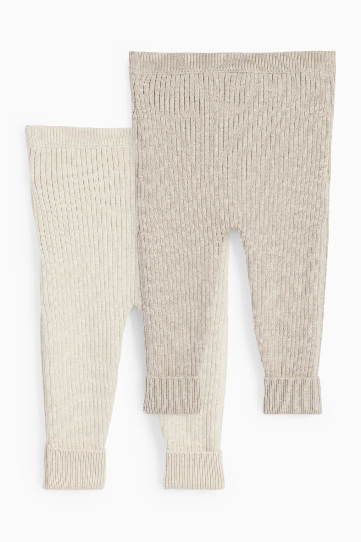 Multipack of 2 - knitted baby Leggings