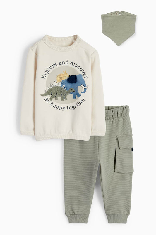 Dinosaur - baby outfit - 3 piece