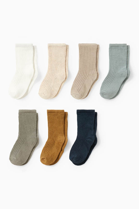 Multipack of 7 - baby socks