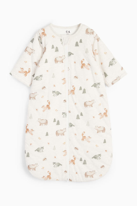 Woodland animals - baby sleeping bag - 6-18 months