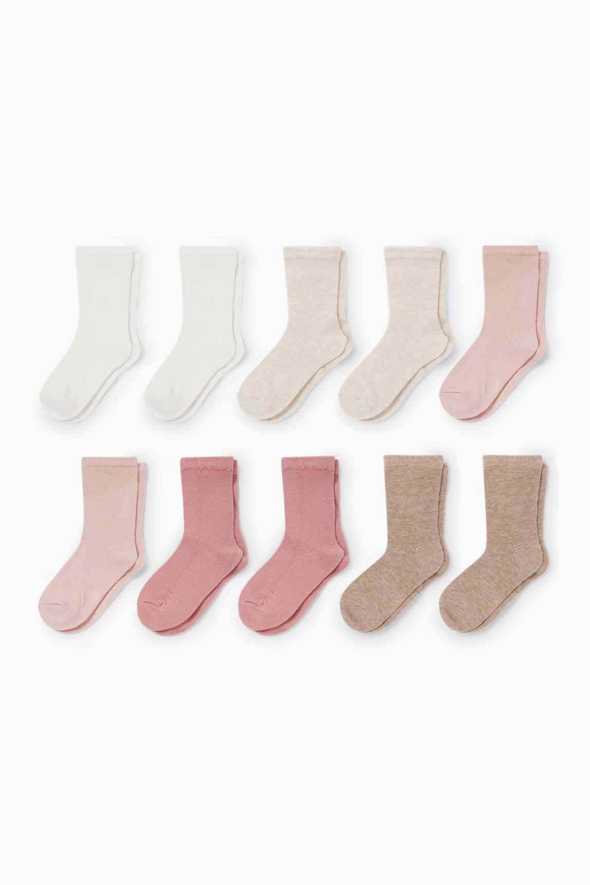 Multipack of 10 - baby socks