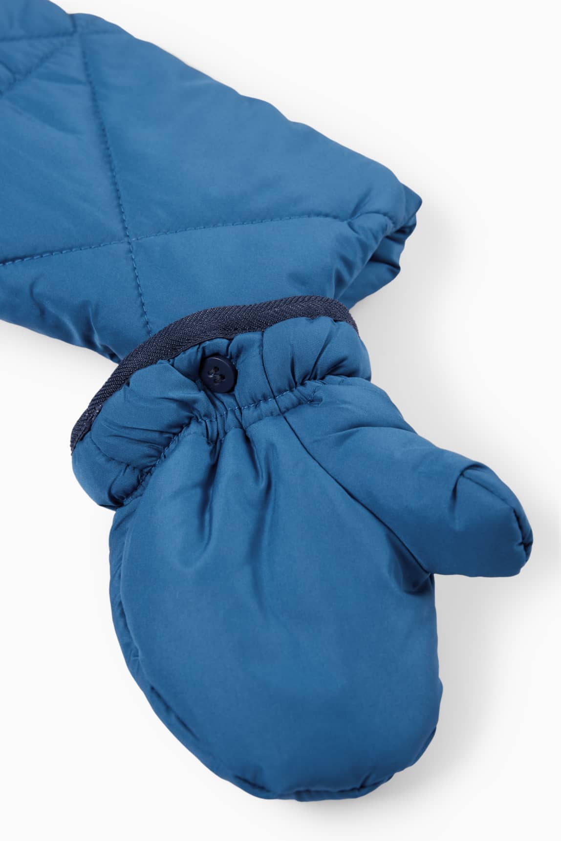 Baby snowsuit with hood