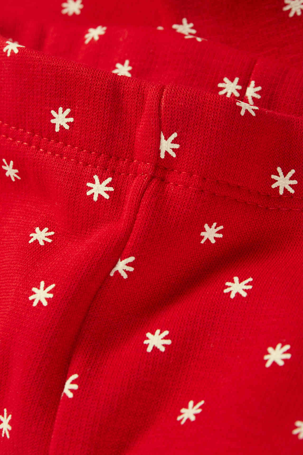 Snowflakes - thermal baby leggings