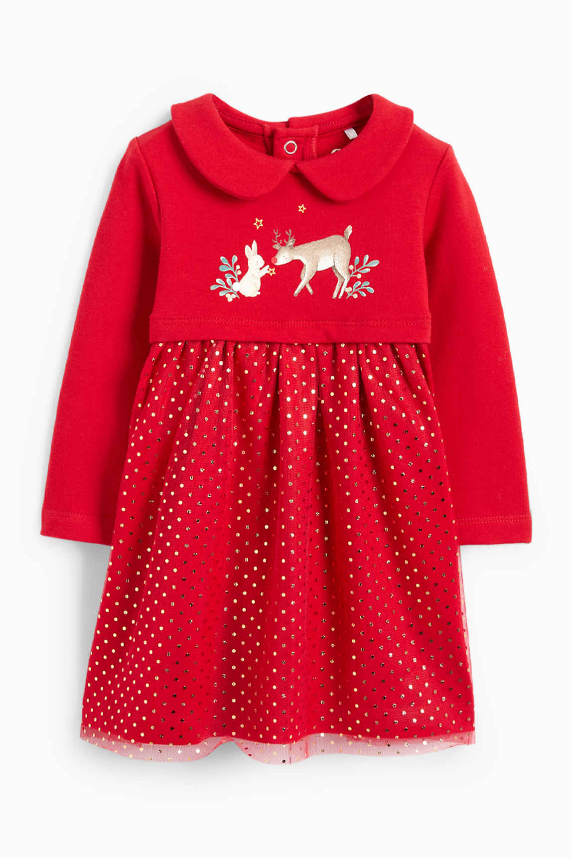 Rudolph and bunny rabbit - baby Christmas outfit - 2 piece