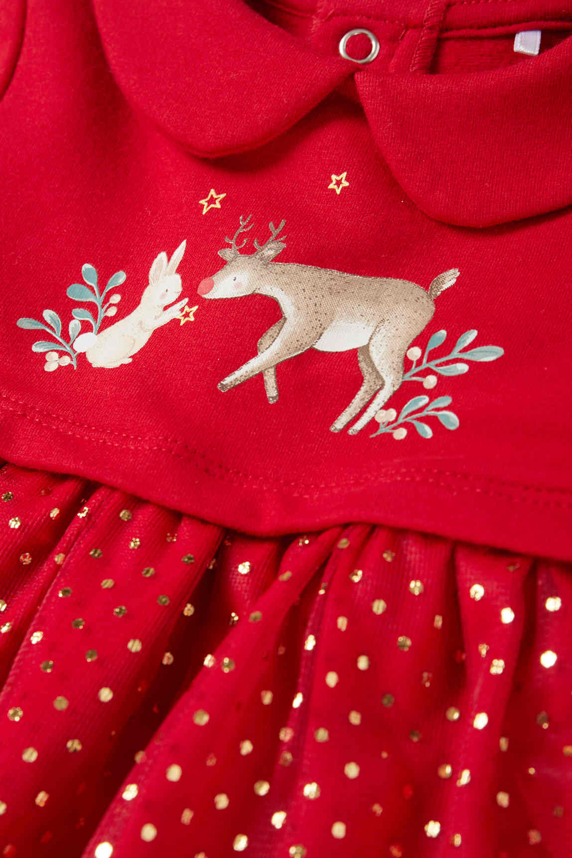 Rudolph and bunny rabbit - baby Christmas outfit - 2 piece