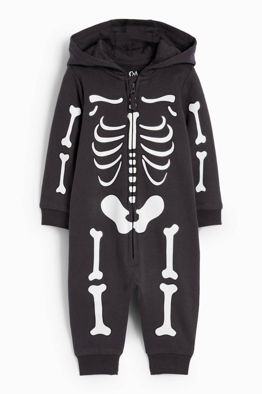 Skeleton - baby jumpsuit