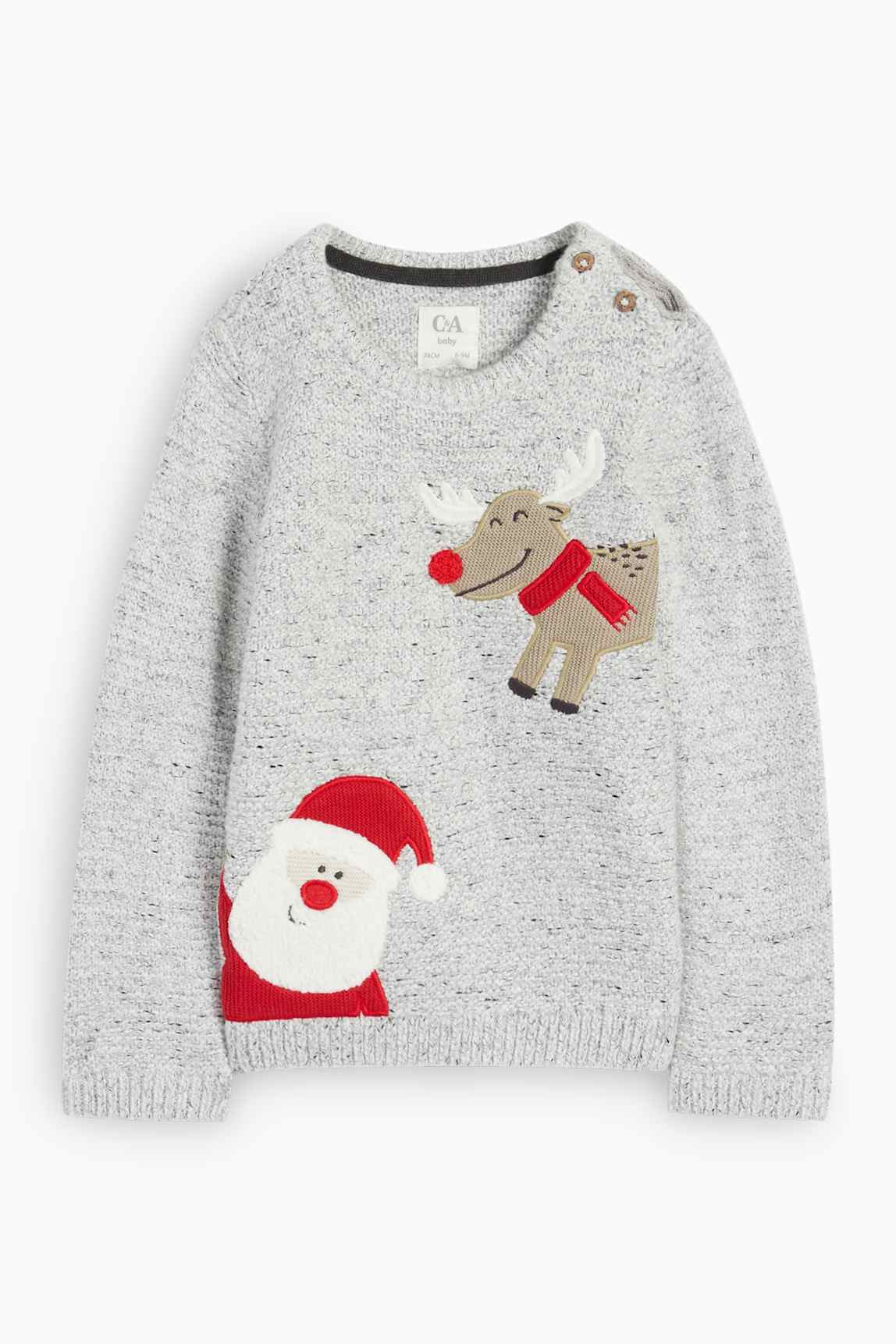 Father Christmas and Rudolph - Christmas jumper