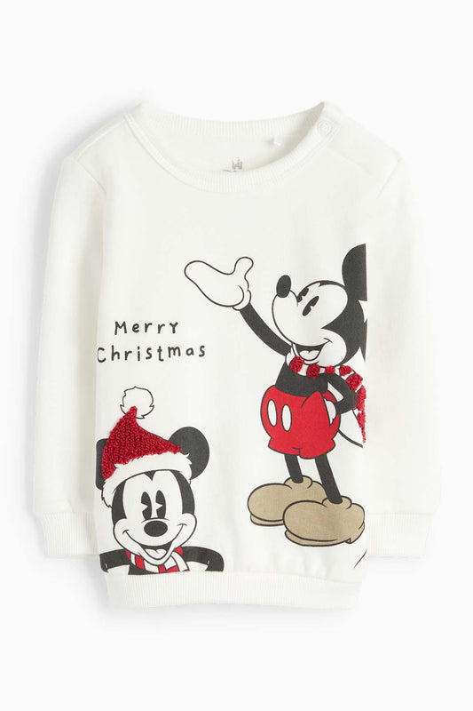 Mickey Mouse - baby Christmas sweatshirt