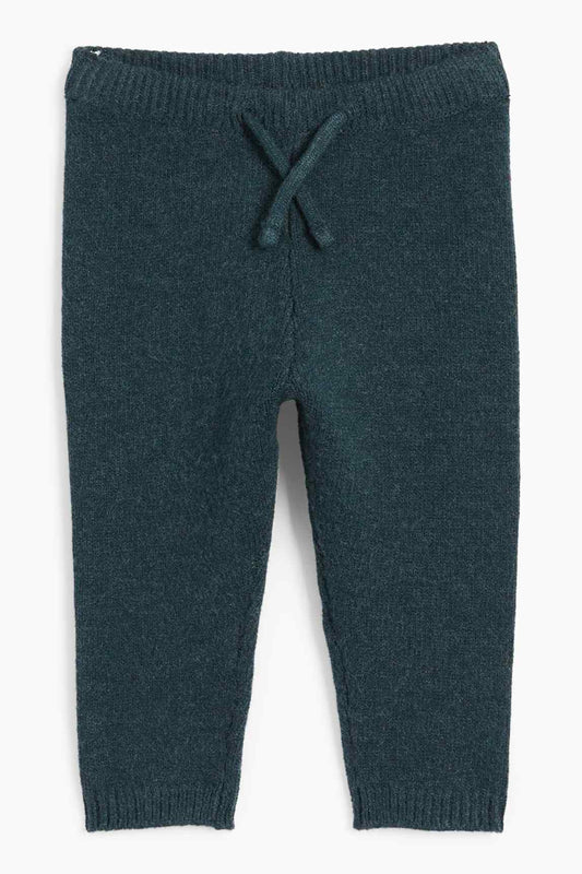 Knitted baby trousers