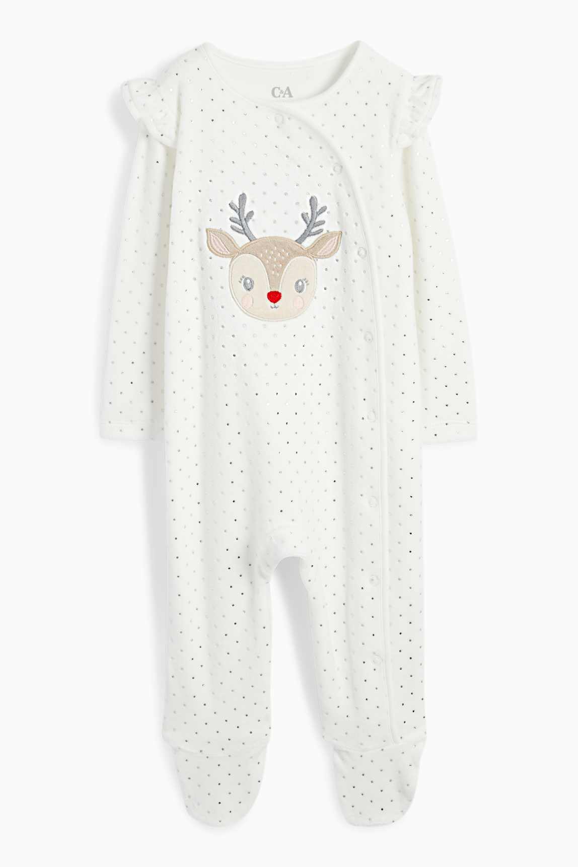 Rudolph - baby Christmas sleepsuit