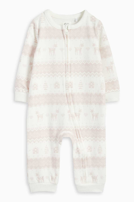 Rudolph - baby Christmas sleepsuit