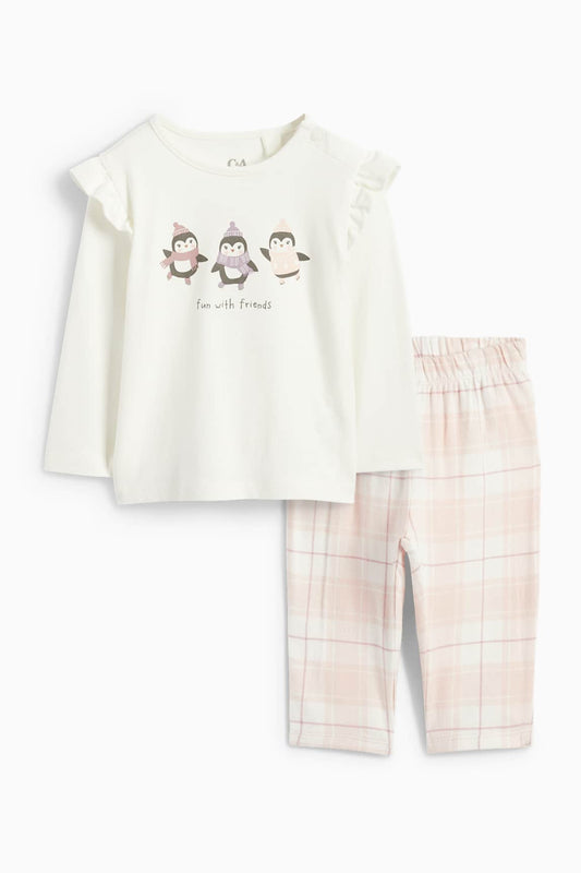 Penguin - baby pyjamas - 2 piece