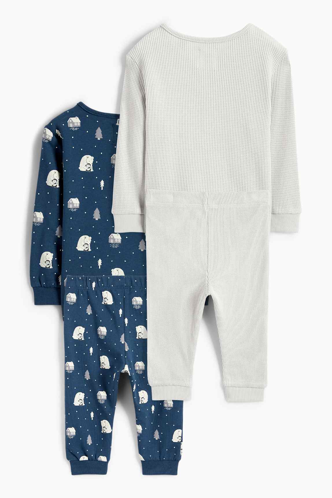 Multipack of 2 - polar bear - baby pyjamas - 4 piece