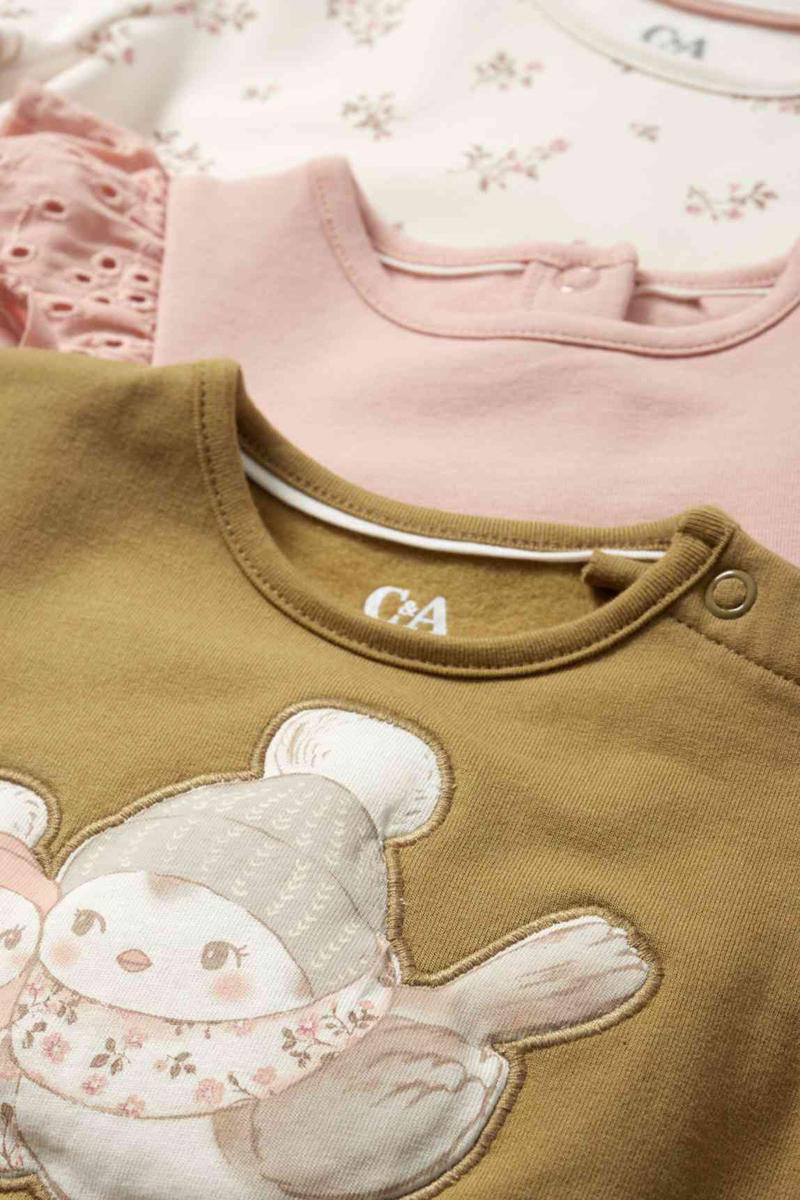 Multipack of 3 - little bird - baby sweatshirt