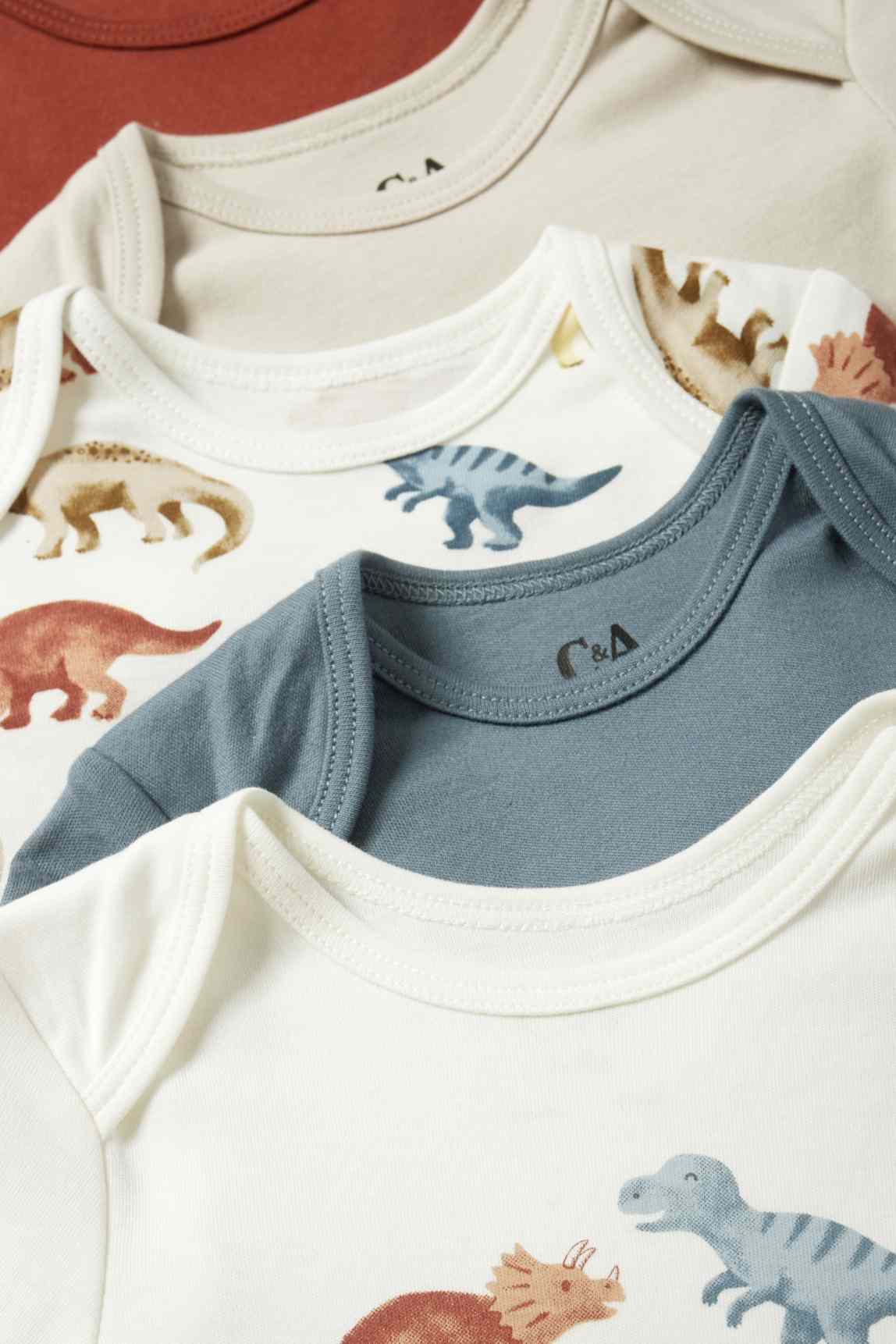 Multipack of 5 - dinosaur - baby bodysuit