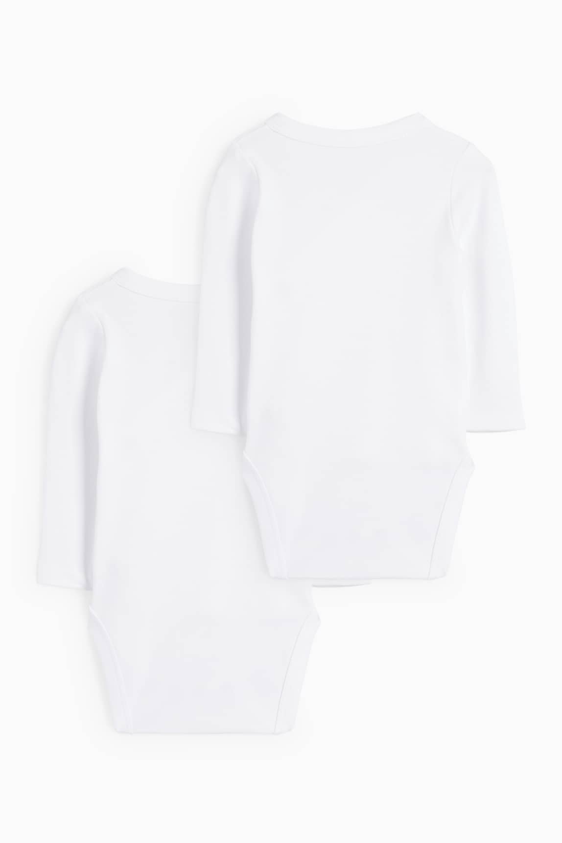 Multipack of 2 - baby wrapover bodysuit