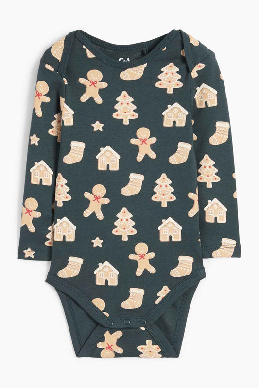 Gingerbread - Christmas baby bodysuit