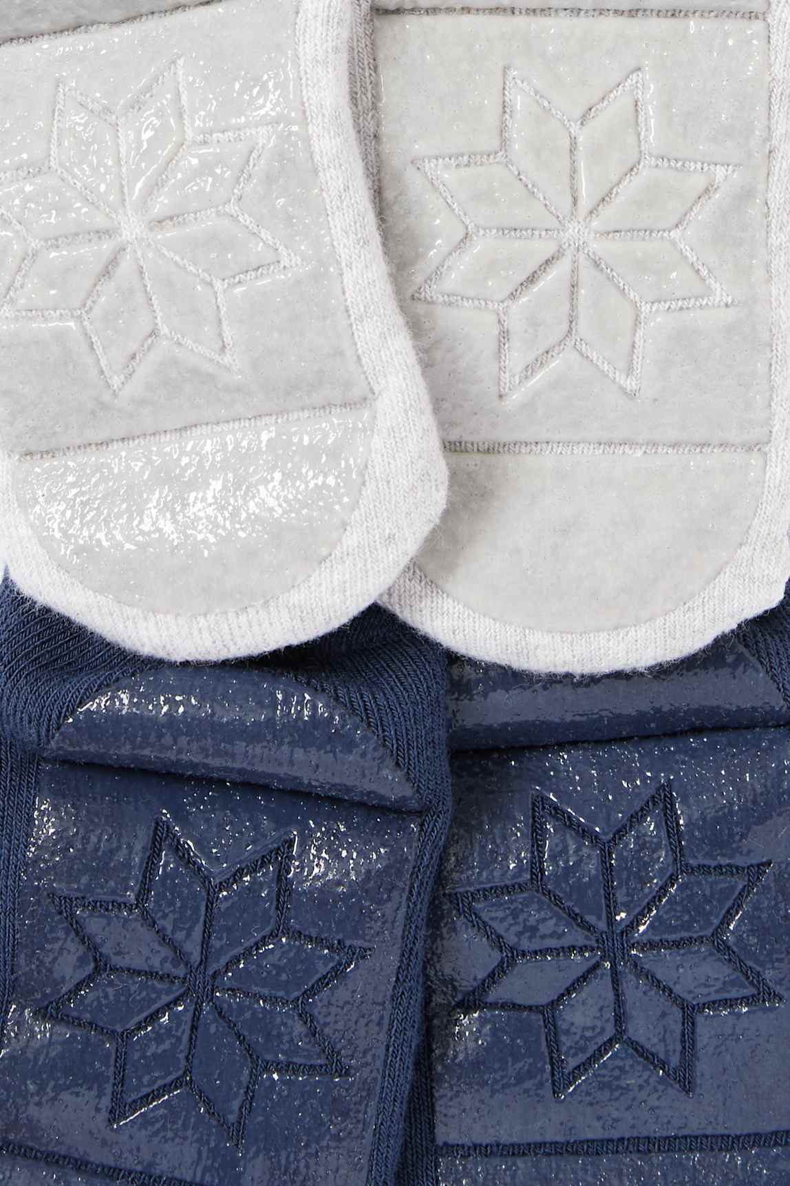 Multipack of 2 - snowman - non-slip baby socks