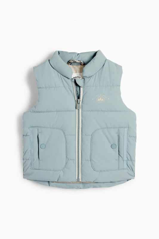 Baby quilted gilet - water-repellent