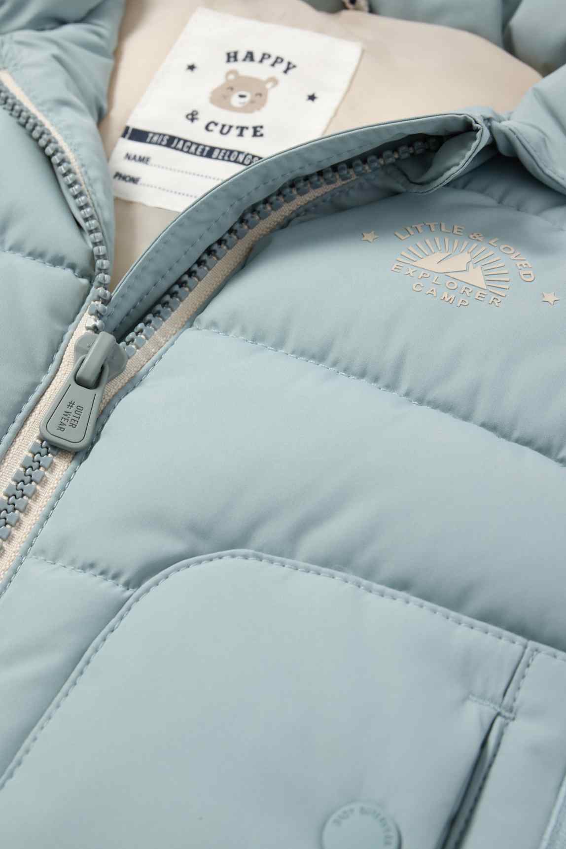 Baby quilted gilet - water-repellent