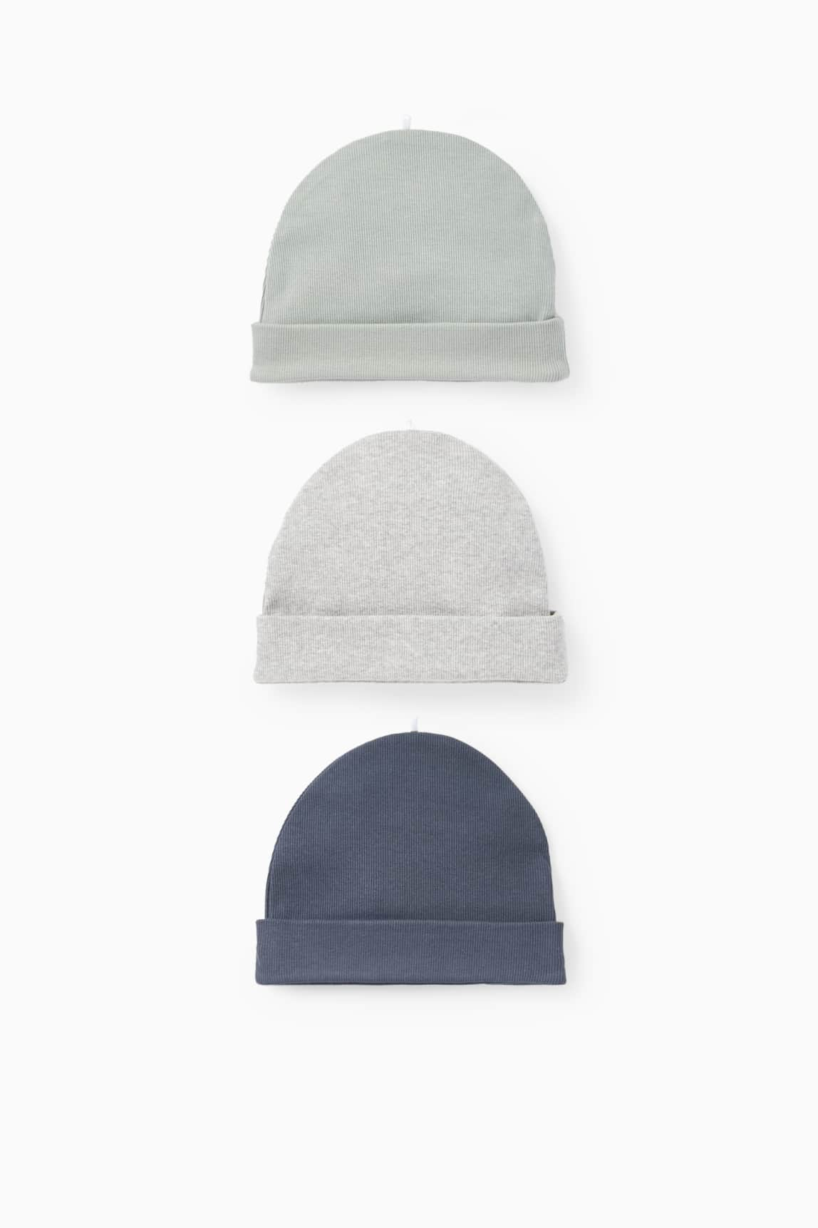 Multipack of 3 - baby beanie