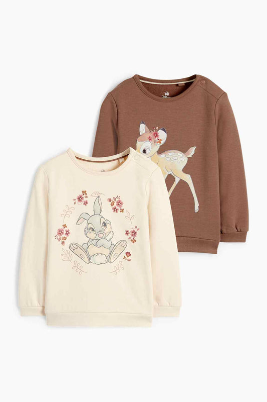 Multipack of 2 - Bambi - baby sweatshirt