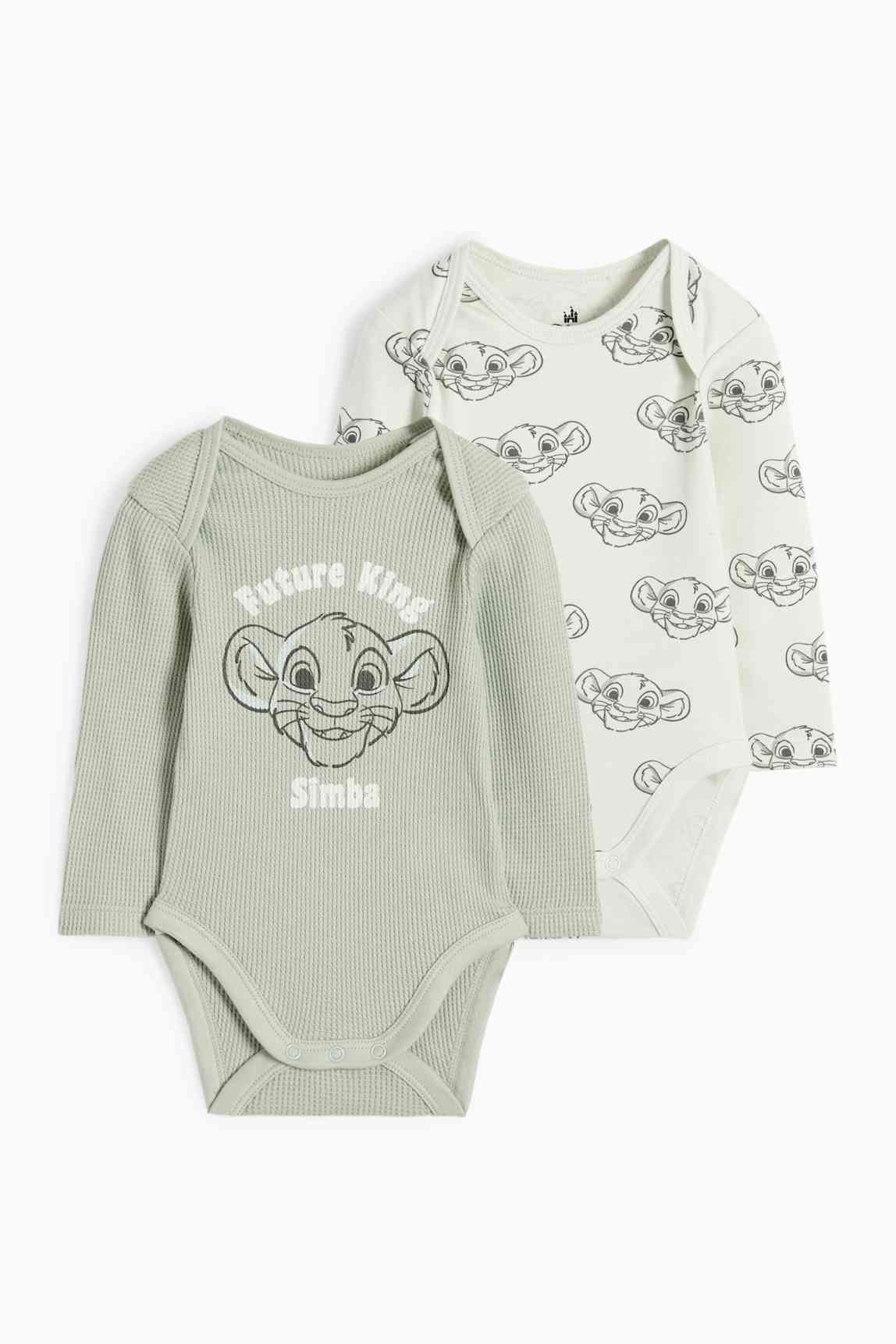 Multipack of 2 - The Lion King - baby bodysuit