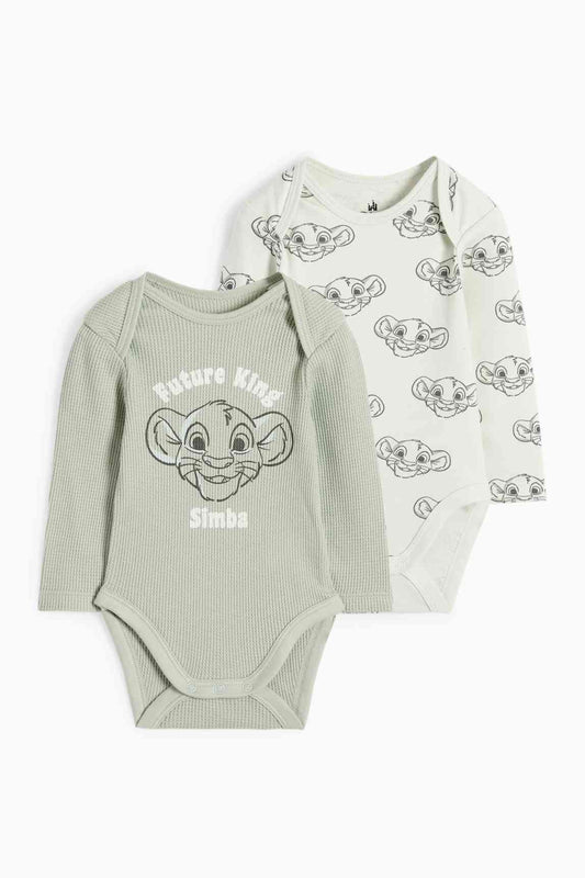 Multipack of 2 - The Lion King - baby bodysuit